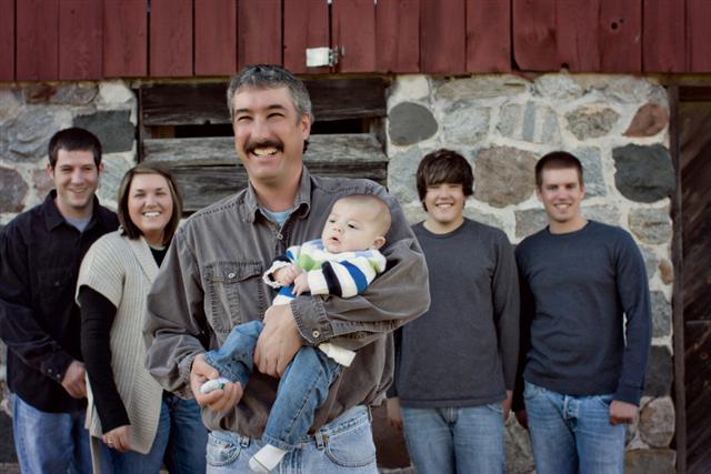 Ron Reffitt Jr and his family in Michigan