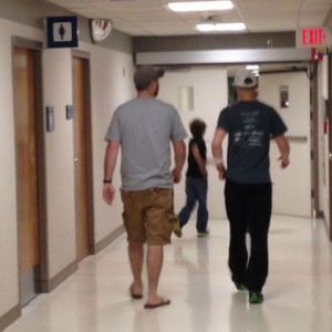 Walking helped both Todd and Marty make a speedy recovery after surgery. 