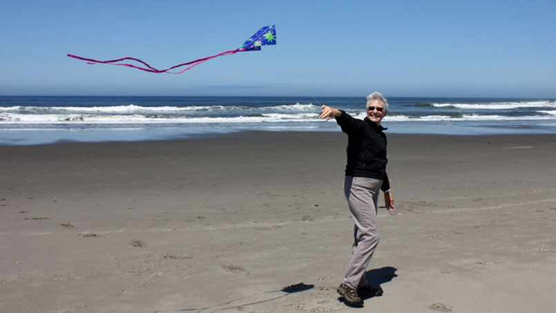 Mary Daugherty is now able to enjoy the little things like flying a kite after a deep brain stimulation procedure to stop her tremor. 