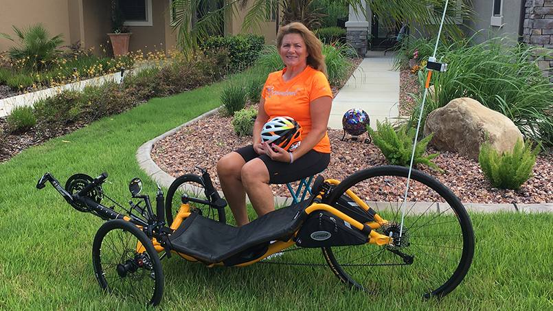 Pain was Julie Frisby's constant companion after a series of injuries damaged her knee and spine. Knee replacement surgery at Mayo Clinic provided the relief she needed to resume an active life.