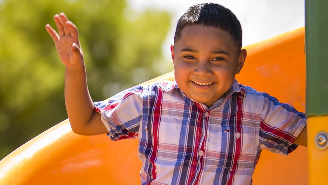 Battling a brain tumor was made a little easier for Airick Amaya and his family when they found out he could receive proton beam therapy close to home, surrounded by his loved ones each day.