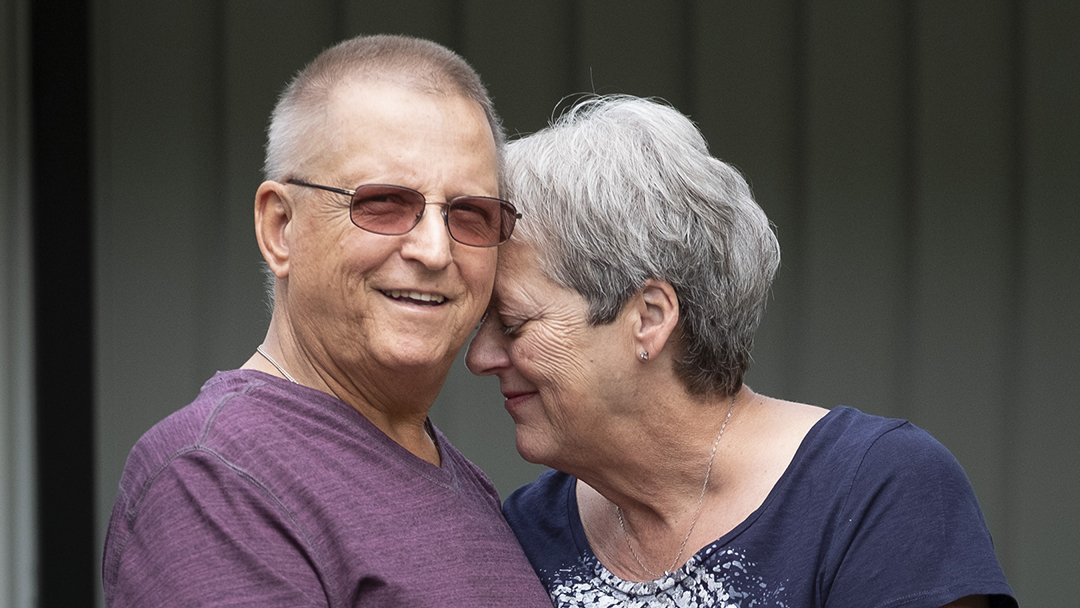 When Ed Waters needed a kidney transplant, his wife, Darlene, stepped up to be his donor. The couple was delighted to find that, just as in the rest of their married life, they were perfectly compatible.